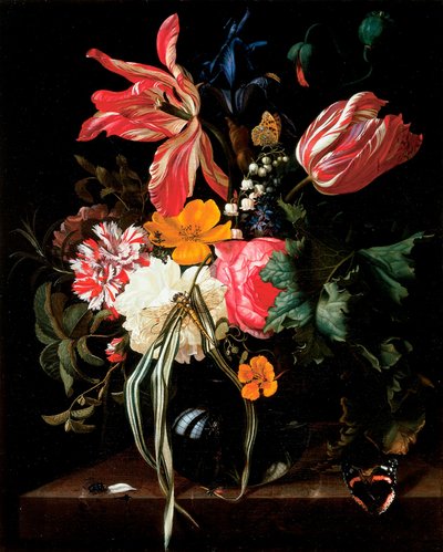 Flower Still Life by Maria van Oosterwijck